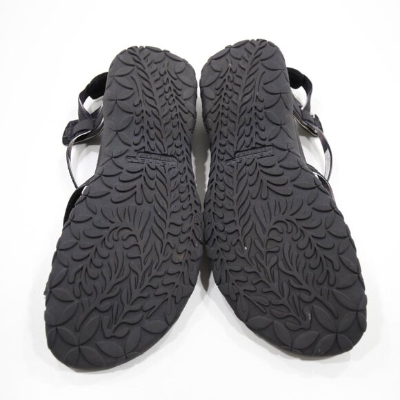 Merrell Terran Ivy Lattice Black & White Nylon Lightweight Strappy Sandals - 9 - Picture 7 of 7